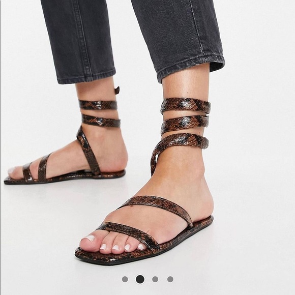 ASOS Wrap Sandals - Picture 2 of 5